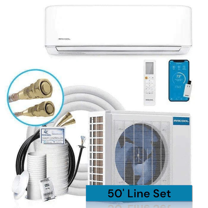 MRCOOL DIY 4th Gen 12K BTU, 1 Ton, 22 SEER, Ductless Mini-Split Heat Pump Complete System (DIY-12-HP-WM-115C25) - Image 9